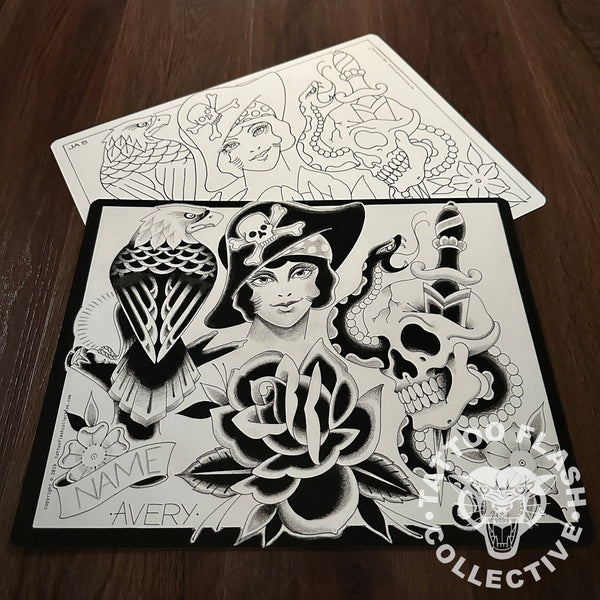 タトゥーフラッシュ Josh Avery |Tattoo Flash Collective - tattooflashcollective