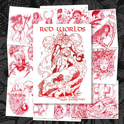 Randy Hall prints Randy Hall's Red worlds