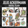 JoJo Ackermann 5 page Digital Flash #1-#5 - tattooflashcollective