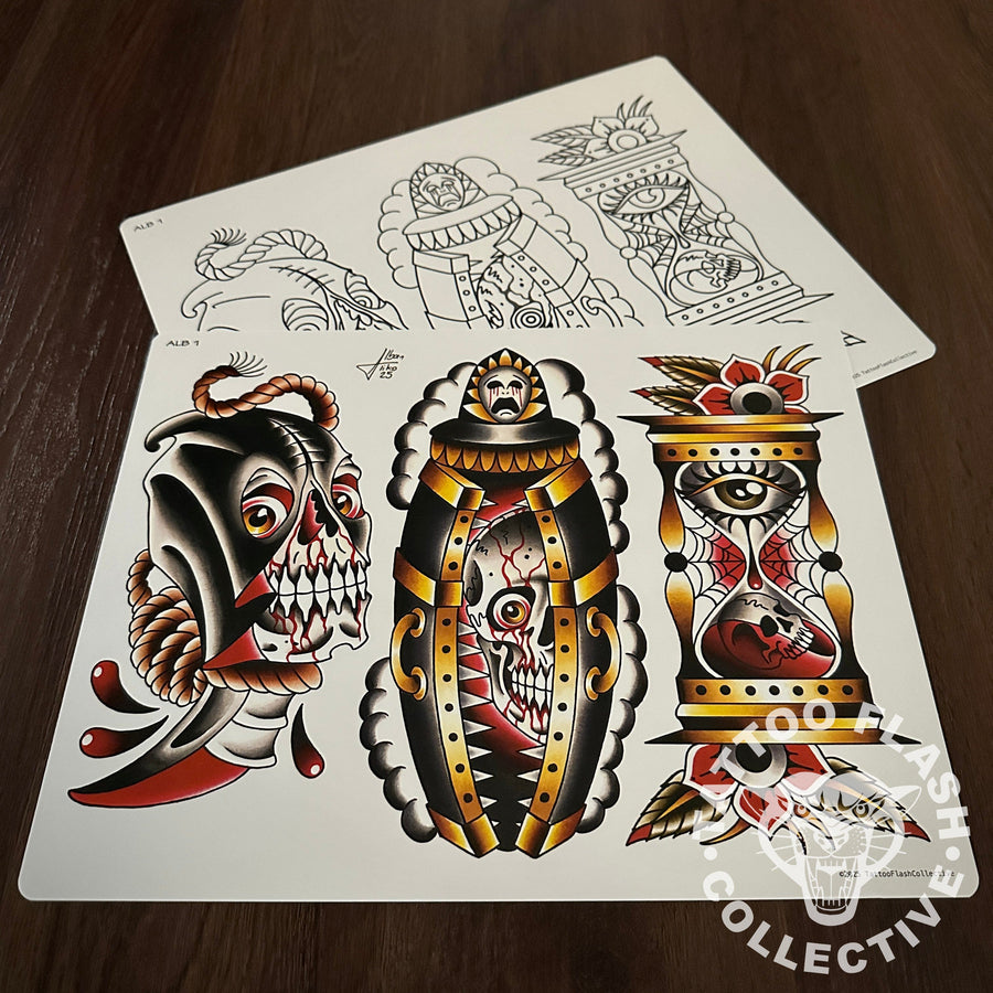 Alban Aliko Flash Alban Aliko Tattoo Flash #01