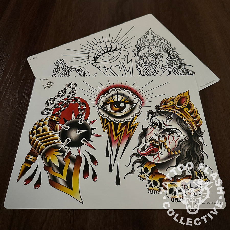 Alban Aliko Flash Alban Aliko Tattoo Flash #04