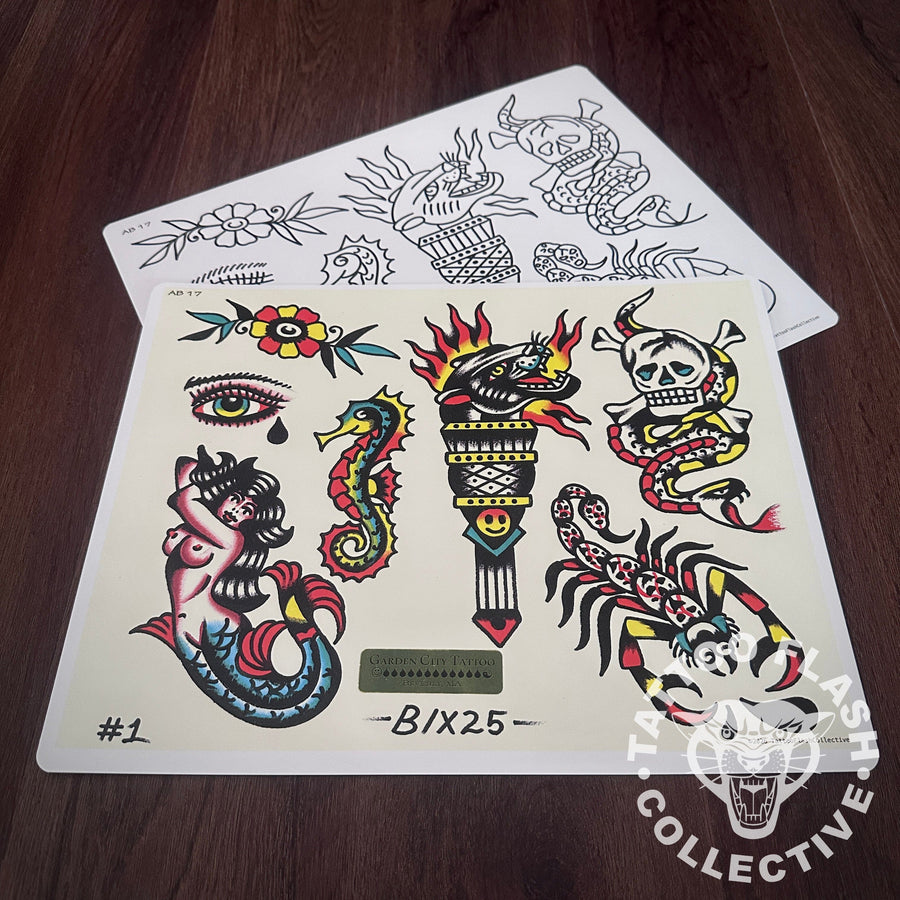 Andrew Bixby Flash Andrew Bixby Tattoo Flash #17