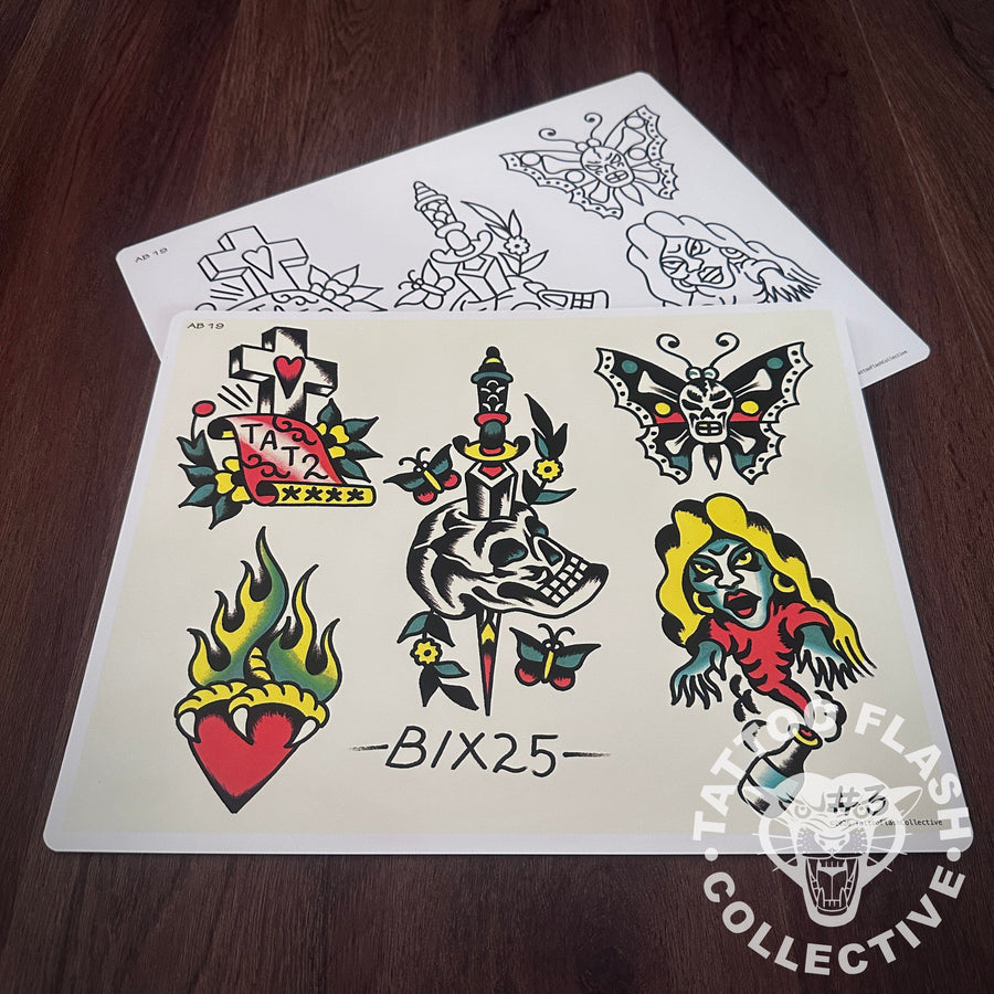 Andrew Bixby Flash Andrew Bixby Tattoo Flash #19