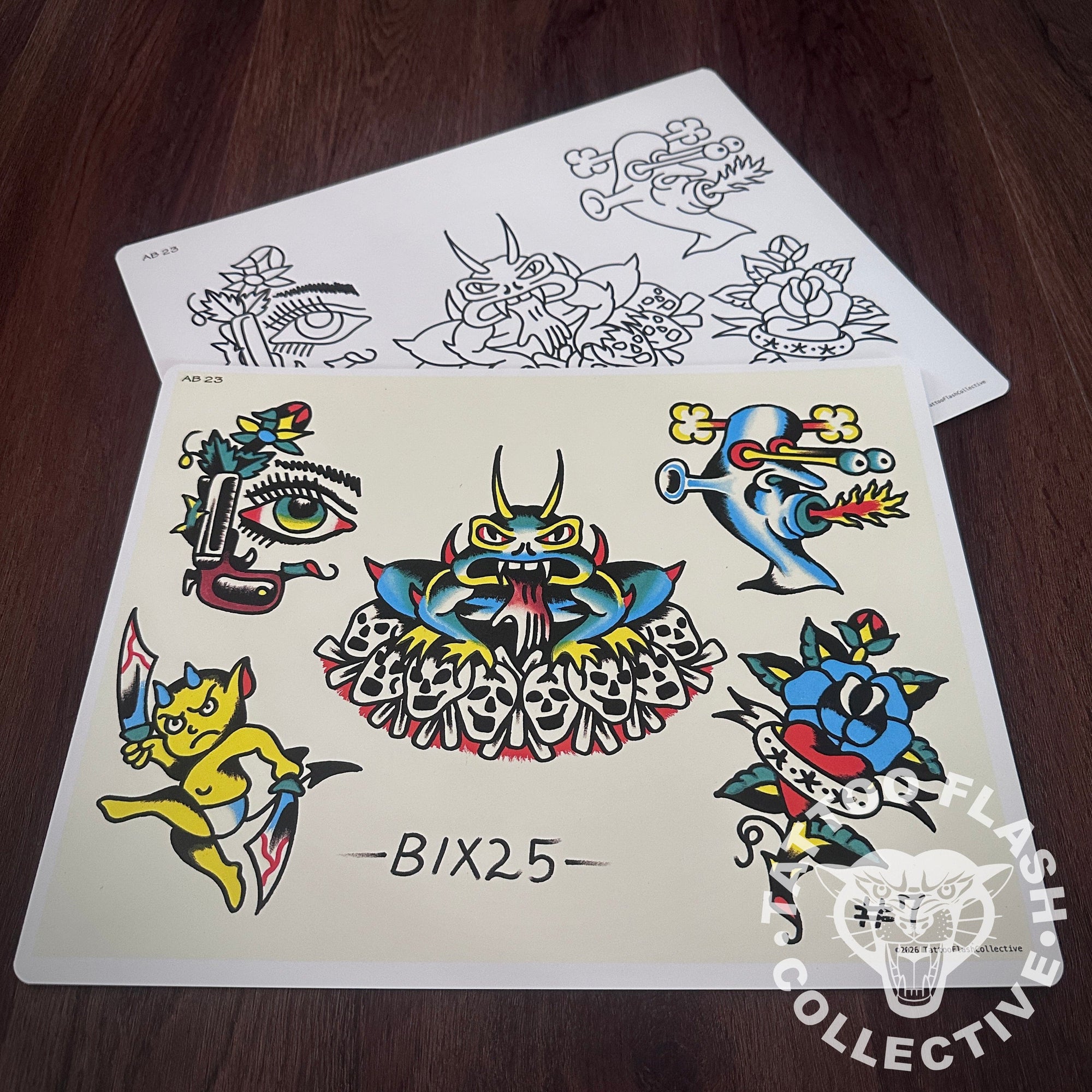 Andrew Bixby Flash Andrew Bixby Tattoo Flash #23