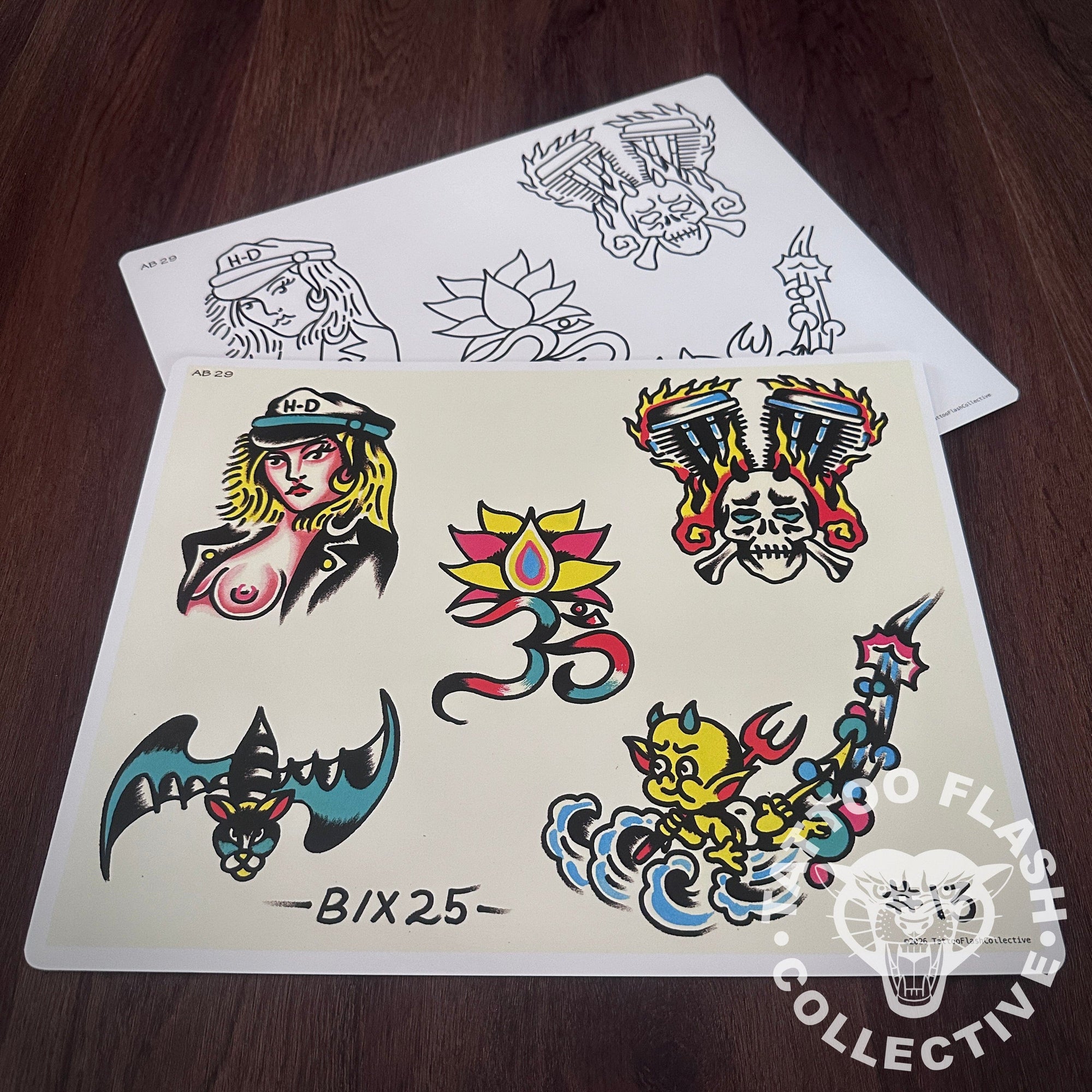 Andrew Bixby Flash Andrew Bixby Tattoo Flash #29