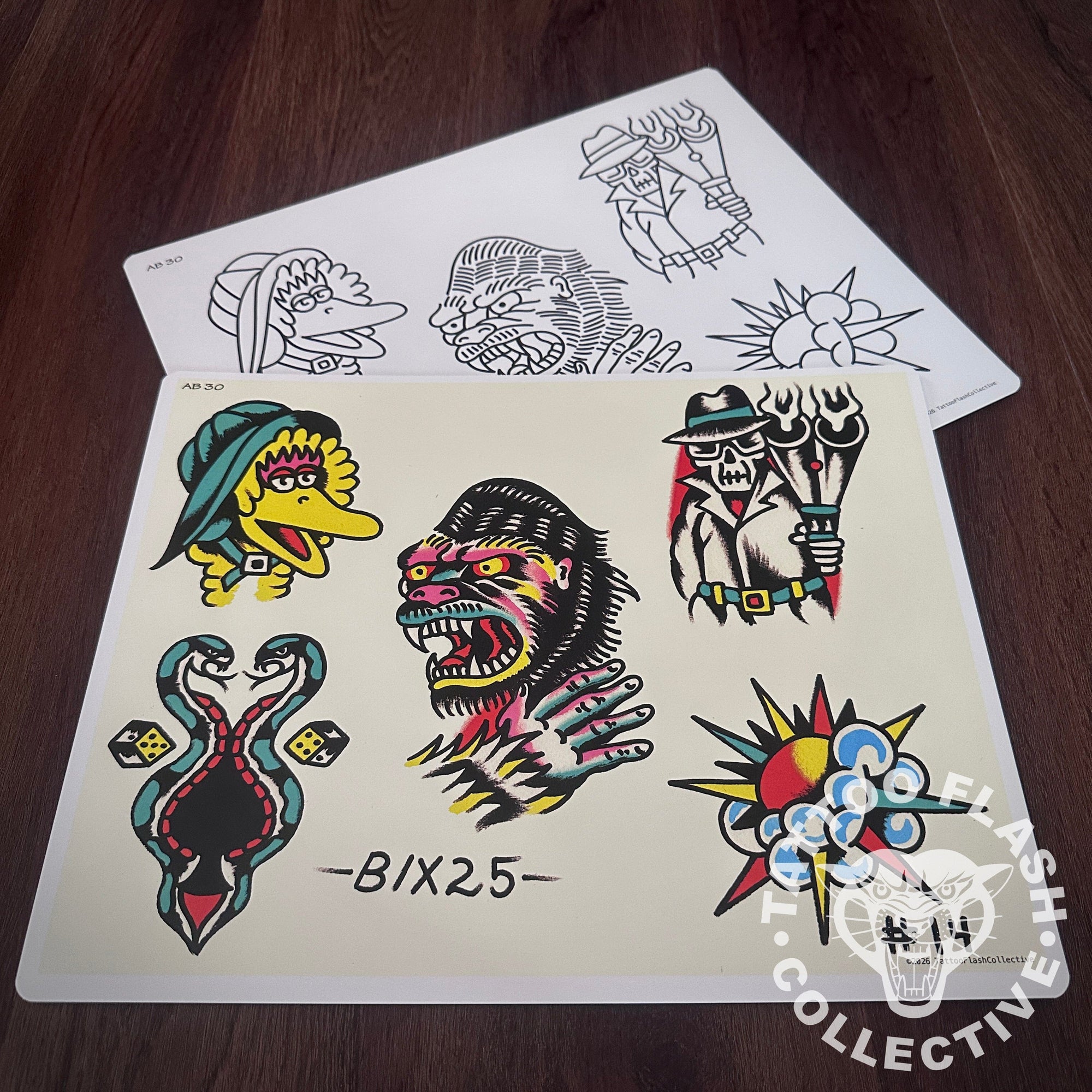 Andrew Bixby Flash Andrew Bixby Tattoo Flash #30