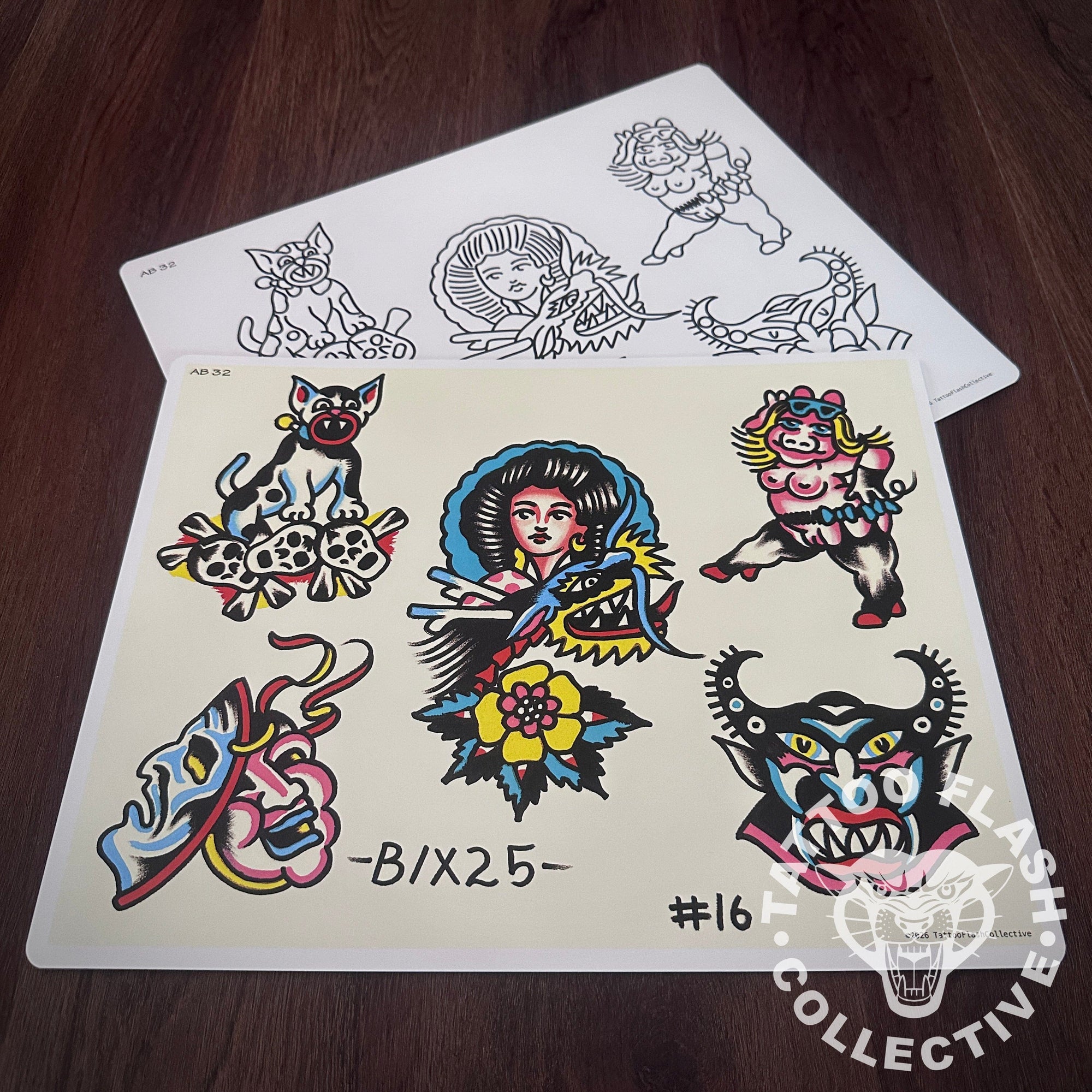 Andrew Bixby Flash Andrew Bixby Tattoo Flash #32