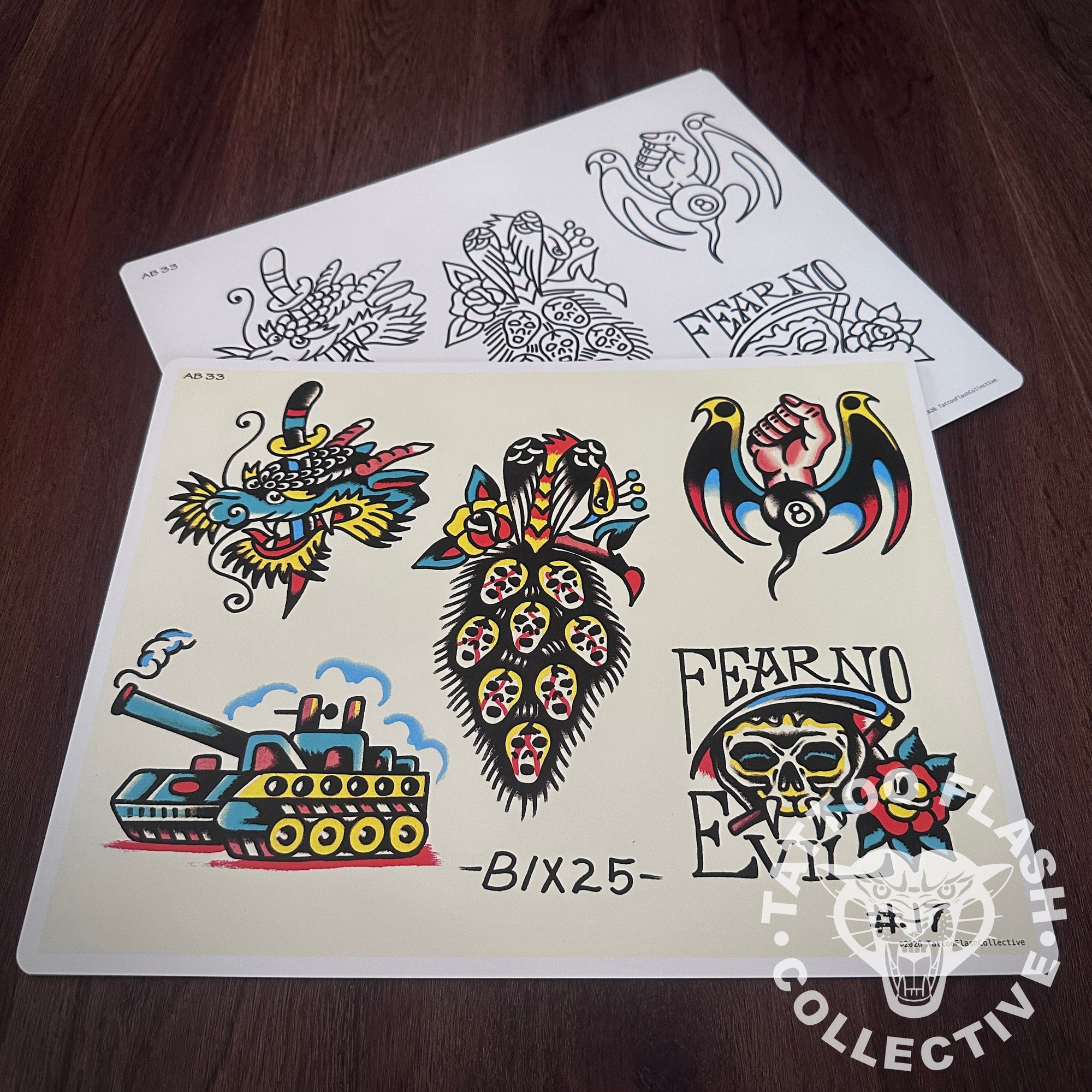 Andrew Bixby Flash Andrew Bixby Tattoo Flash #33