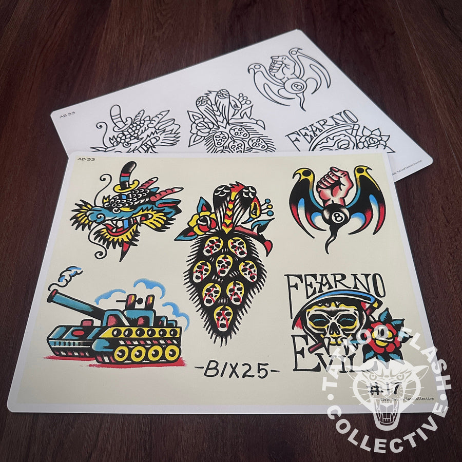 Andrew Bixby Flash Andrew Bixby Tattoo Flash #33