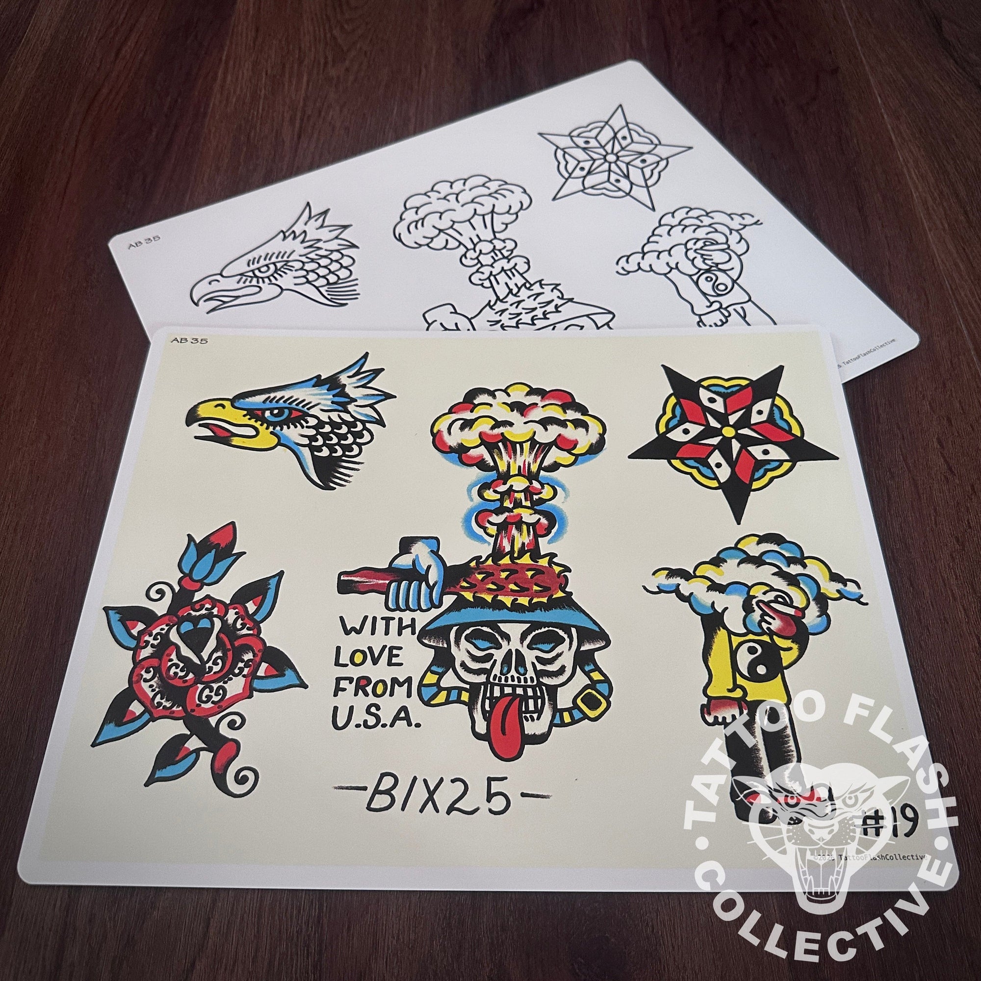 Andrew Bixby Flash Andrew Bixby Tattoo Flash #35