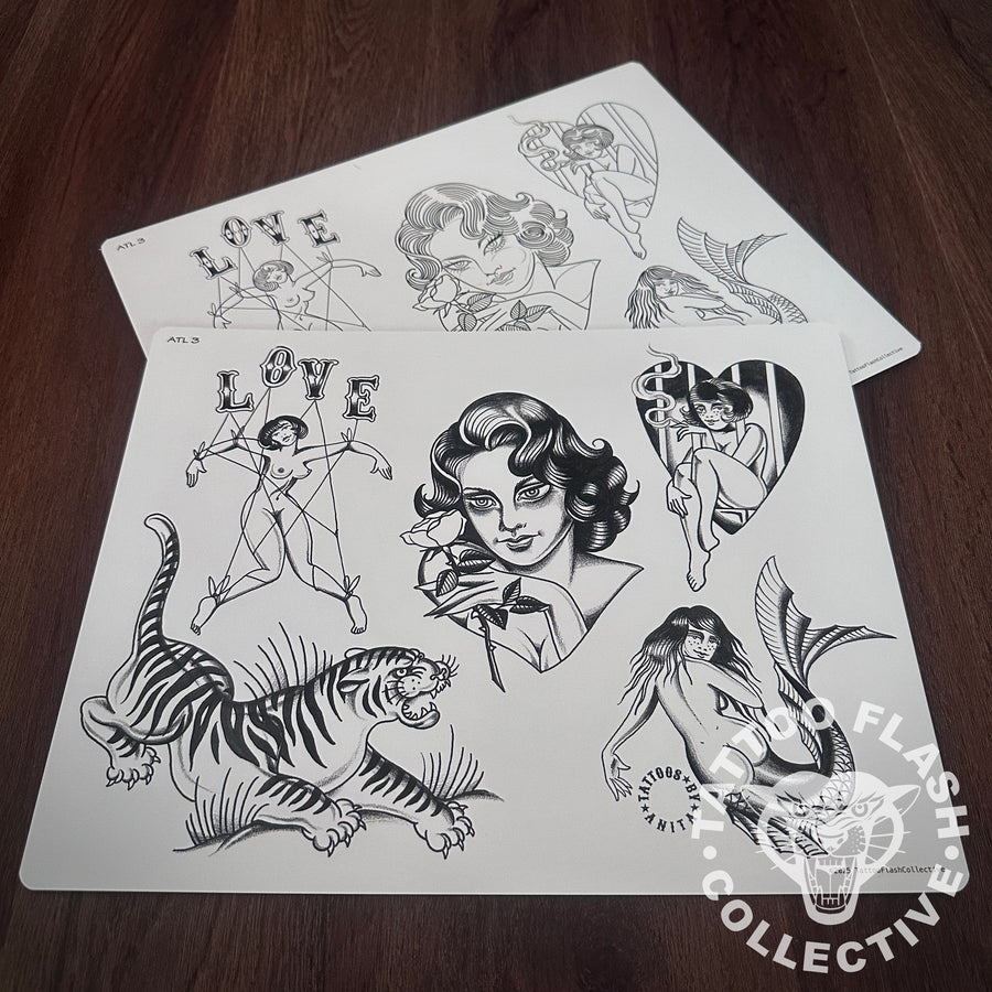 Anita True Love Flash Anita True Love Tattoo Flash #03