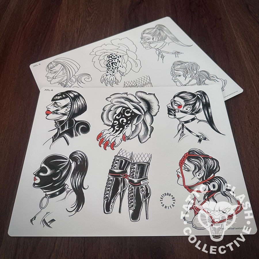 Anita True Love Flash Anita True Love Tattoo Flash #04