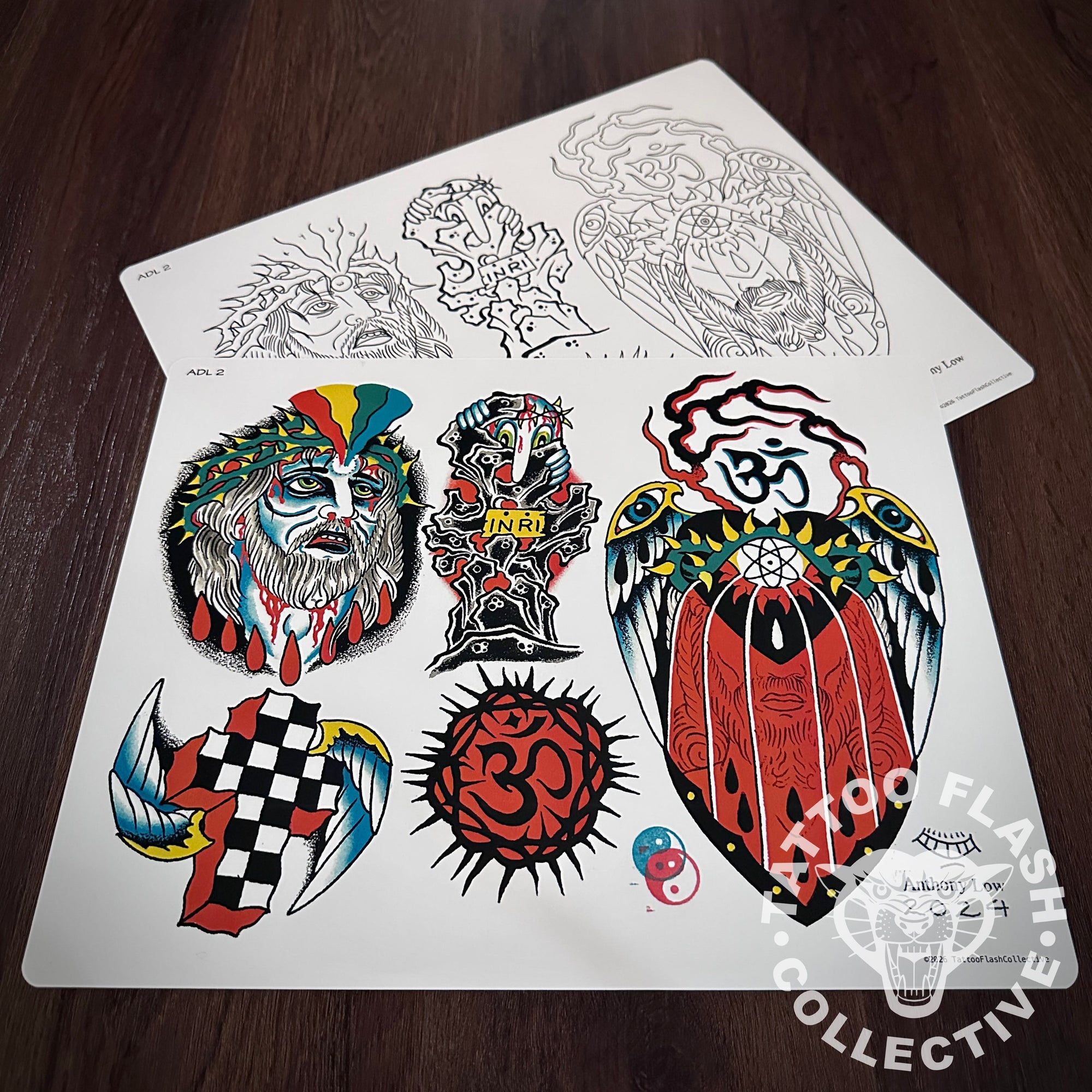 Anthony Low Flash Anthony Low Tattoo Flash #02