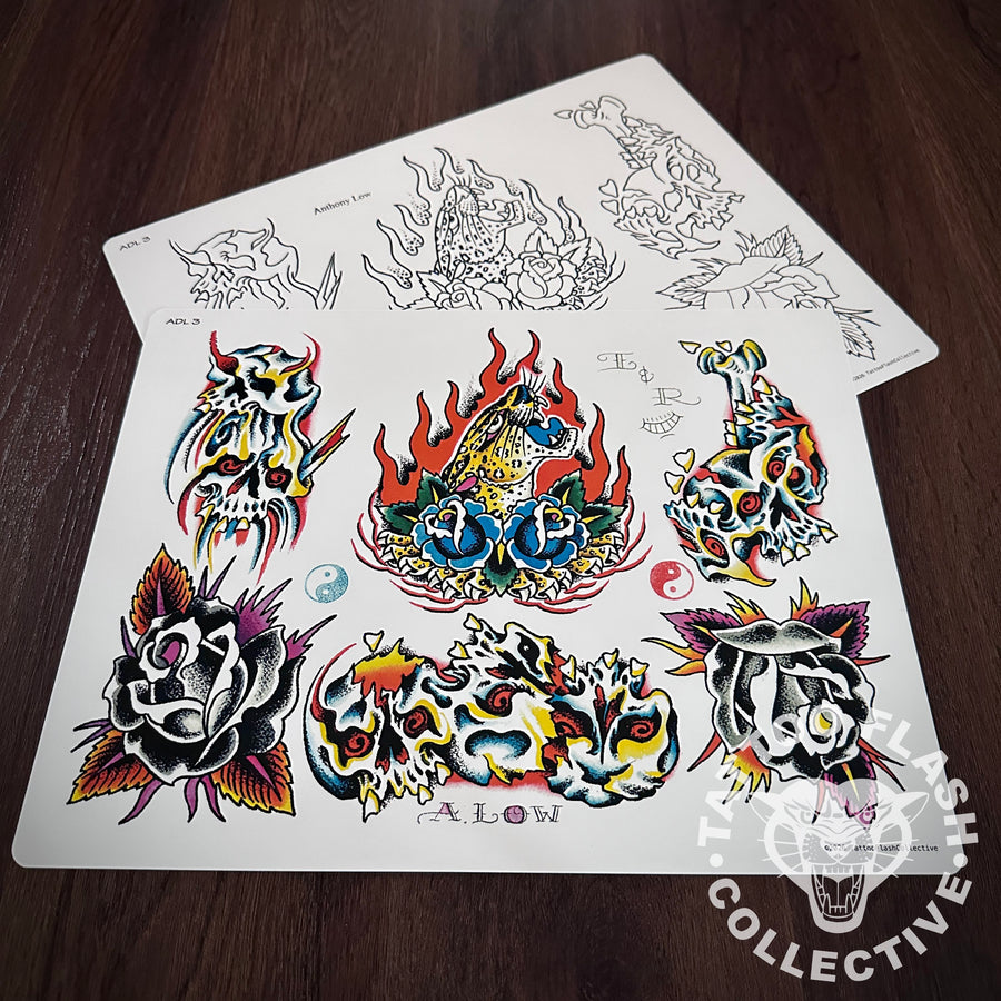 Anthony Low Flash Anthony Low Tattoo Flash #03