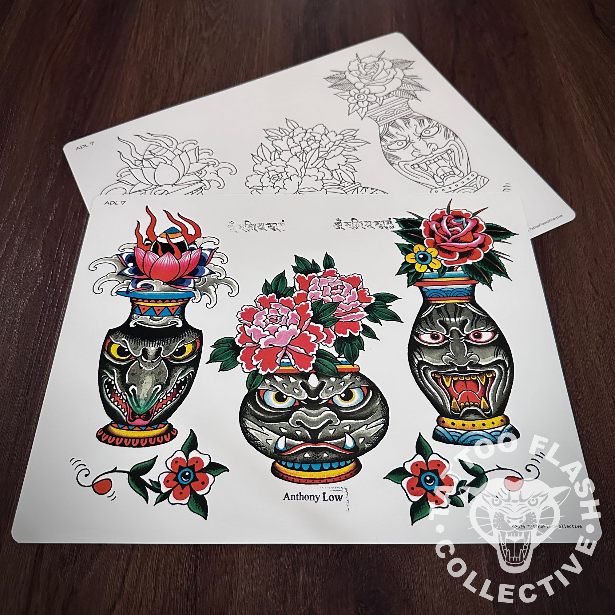 Anthony Low Flash Anthony Low Tattoo Flash #07