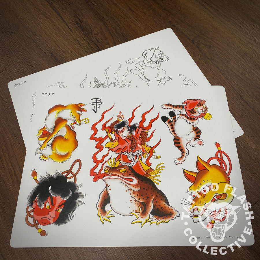 Benjamin Jenkins Flash Benjamin Jenkins Tattoo Flash #02