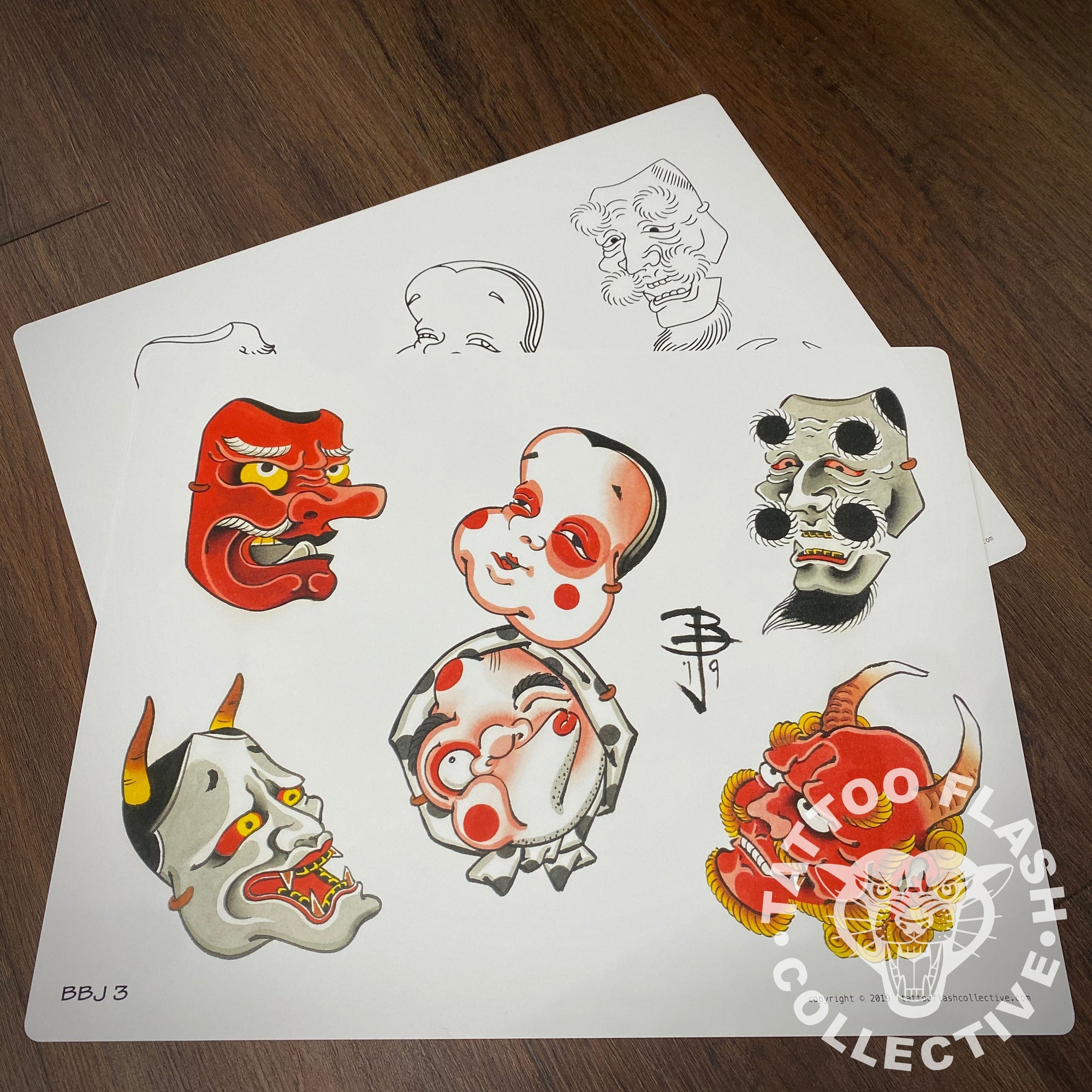 Benjamin Jenkins Flash Benjamin Jenkins Tattoo Flash #03