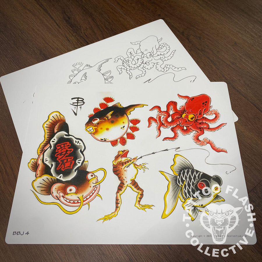 Benjamin Jenkins Flash Benjamin Jenkins Tattoo Flash #04