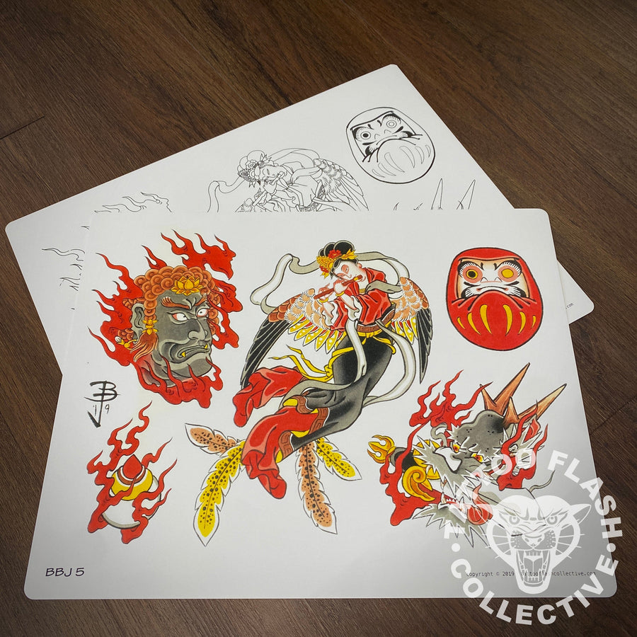 Benjamin Jenkins Flash Benjamin Jenkins Tattoo Flash #05