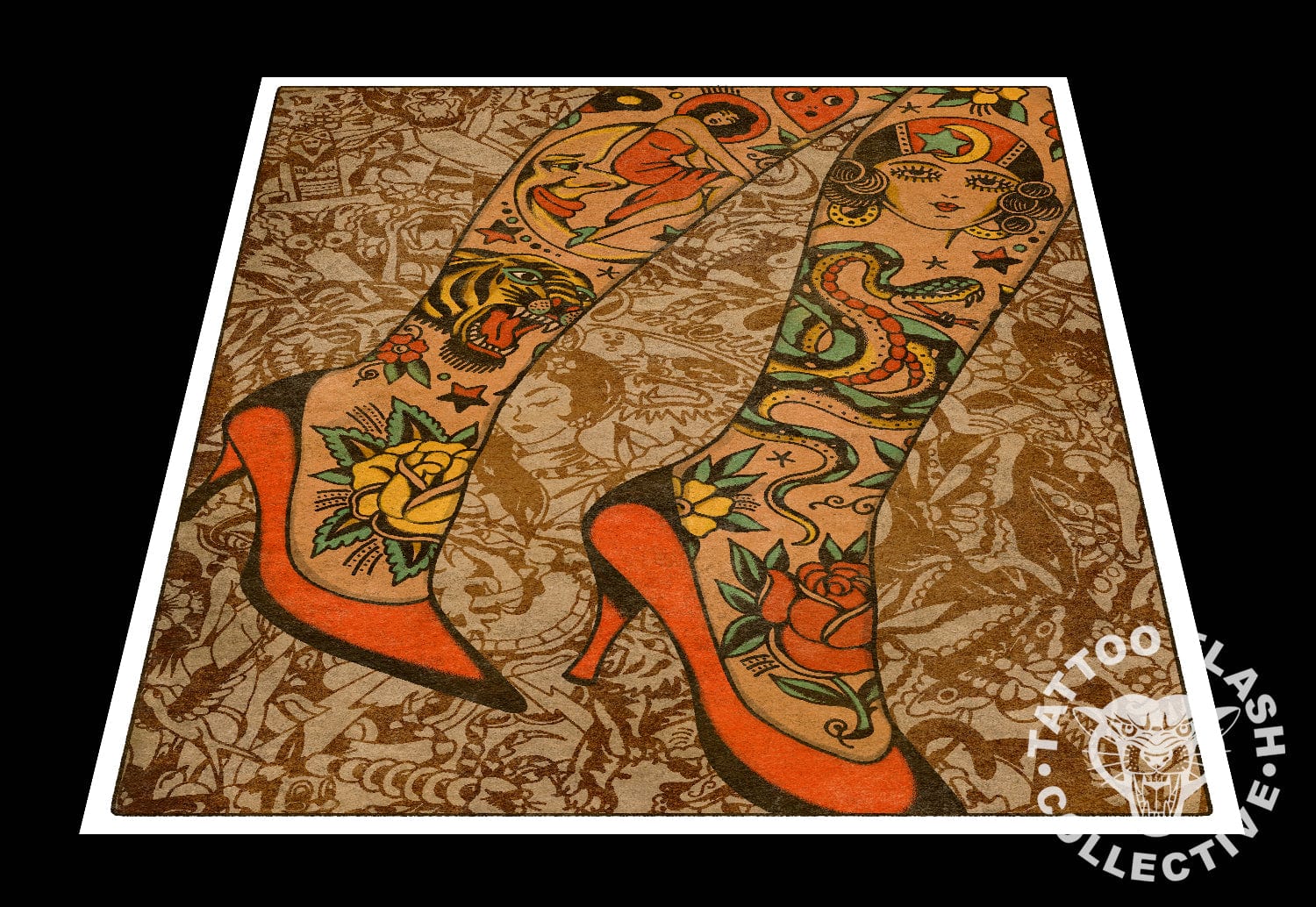 Benny Hannya prints Benny Hannya Tattoo Print #06- 12"x16"