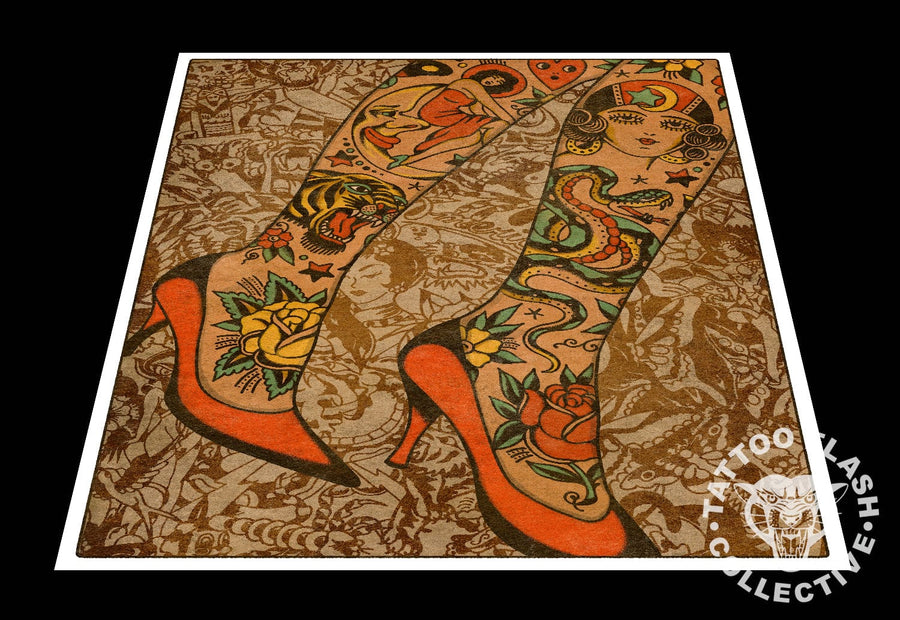 Benny Hannya prints Benny Hannya Tattoo Print #06- 12"x16"