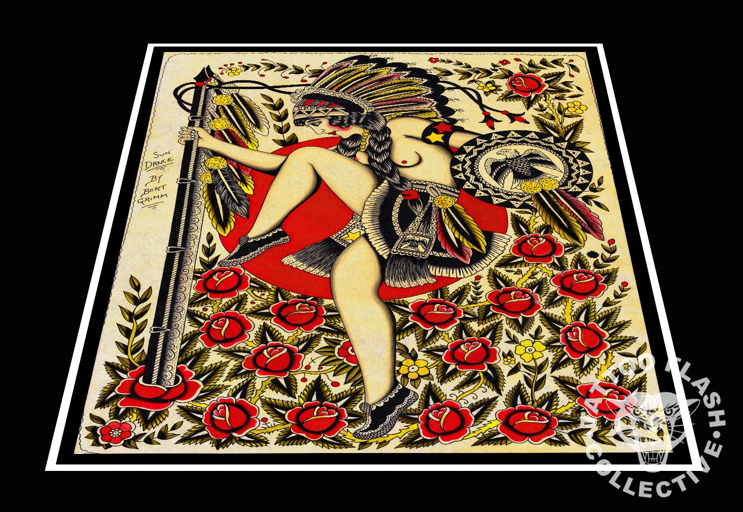 Benny Hannya prints 12"x16" Benny Hannya Tattoo Print #08- 12"x16" and 18"x24"