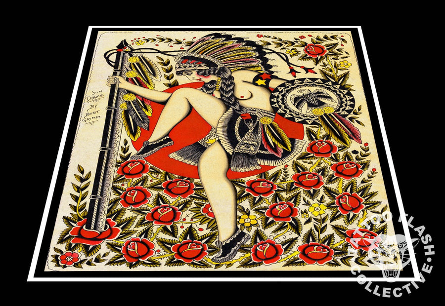 Benny Hannya prints 12"x16" Benny Hannya Tattoo Print #08- 12"x16" and 18"x24"