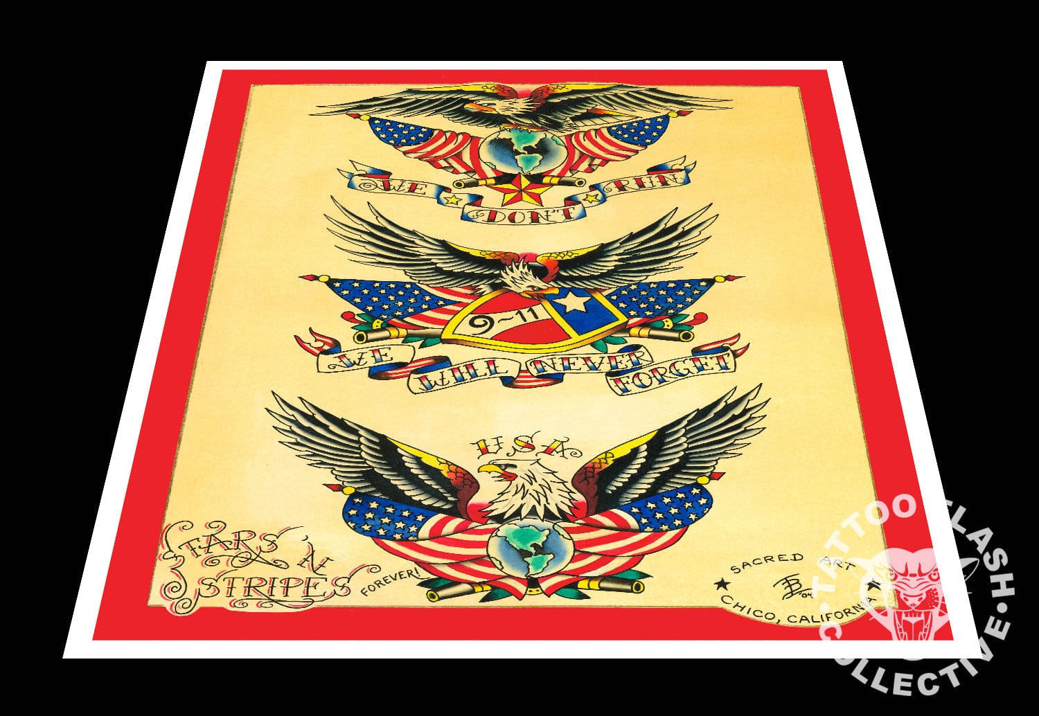 Bill Loika prints 12"x16" Bill Loika Tattoo Print #02- 12"x16" and 18"x24"