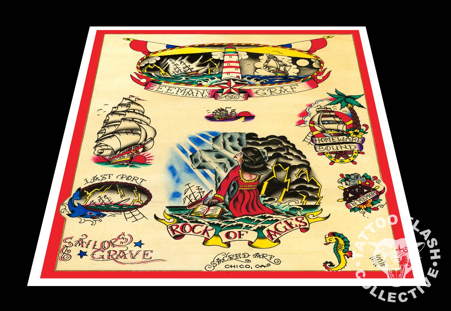 Bill Loika prints 12"x16" Bill Loika Tattoo Print #04- 12"x16" and 18"x24"