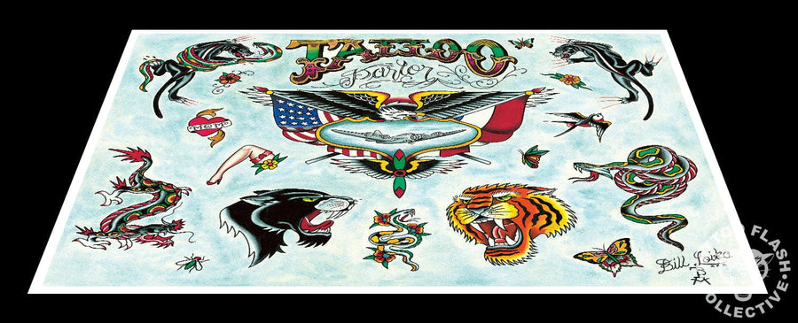 Bill Loika prints 12"x16" Bill Loika Tattoo Print #06- 12"x16" and 18"x24"