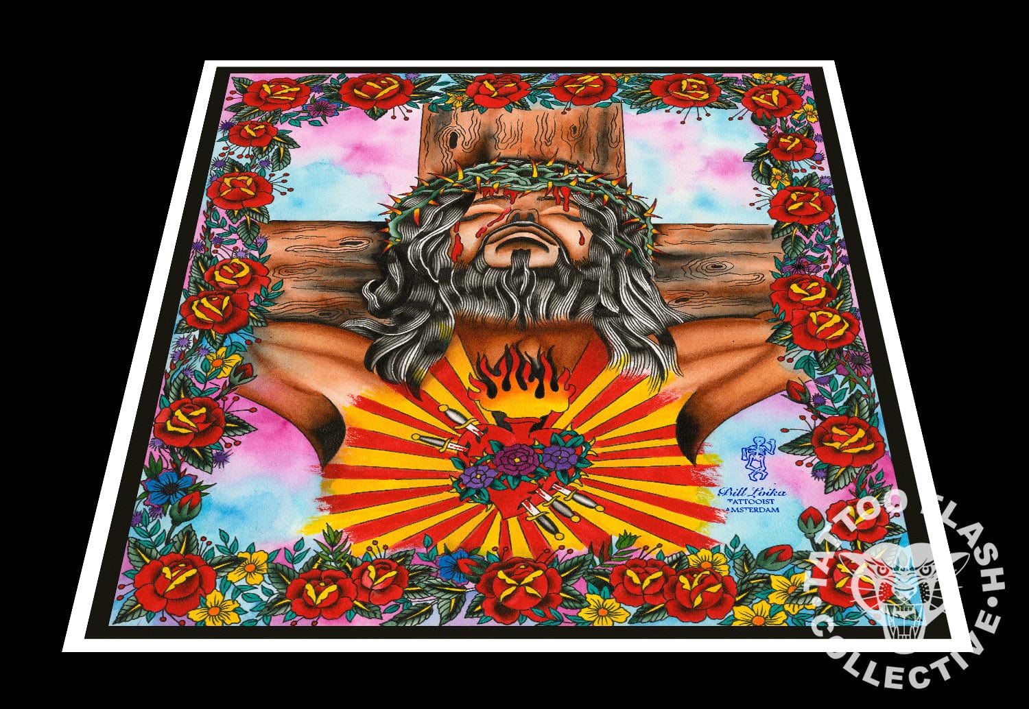 Bill Loika prints 12"x16" Bill Loika Tattoo Print #11- 12"x16" and 18"x24"