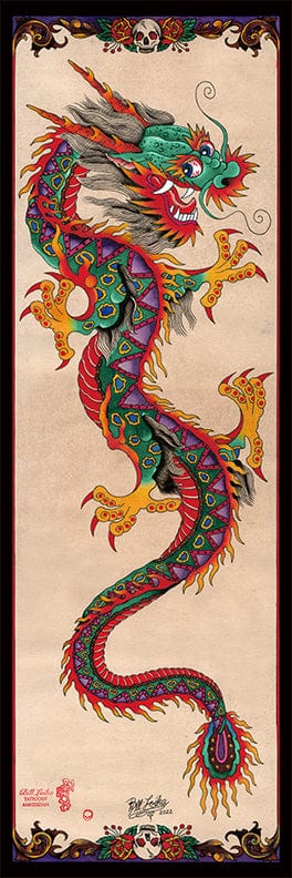 Bill Loika prints Bill Loika Tattoo Print #12- 12"x36"