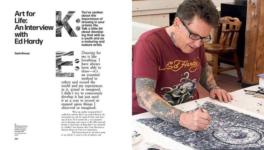 Black Stallion Tattoo Books Ed Hardy- Deeper than skin