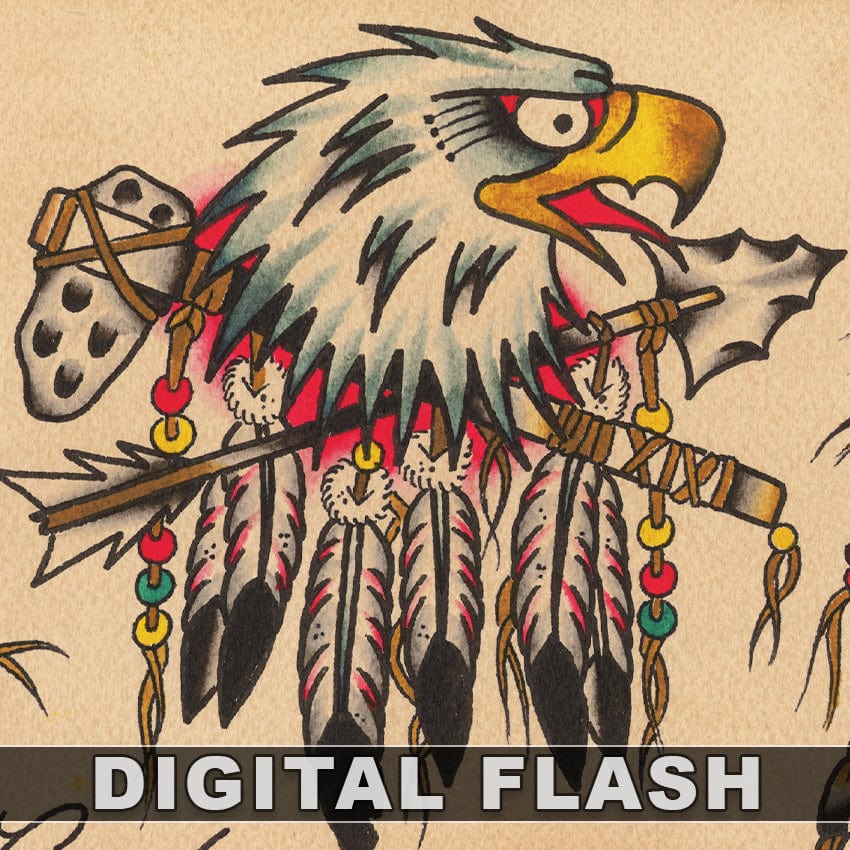 Black Stallion Tattoo digital download Black Stallion 5 page Digital Flash #89-#93