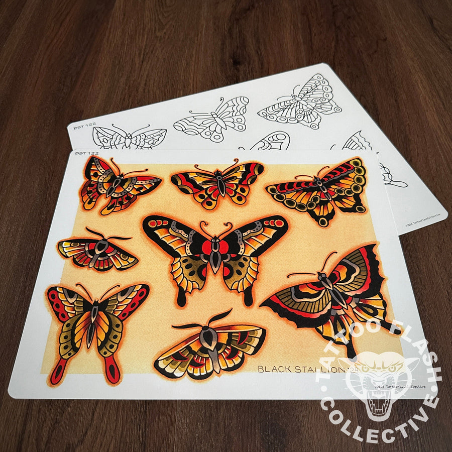 Black Stallion Tattoo Flash Black Stallion #122