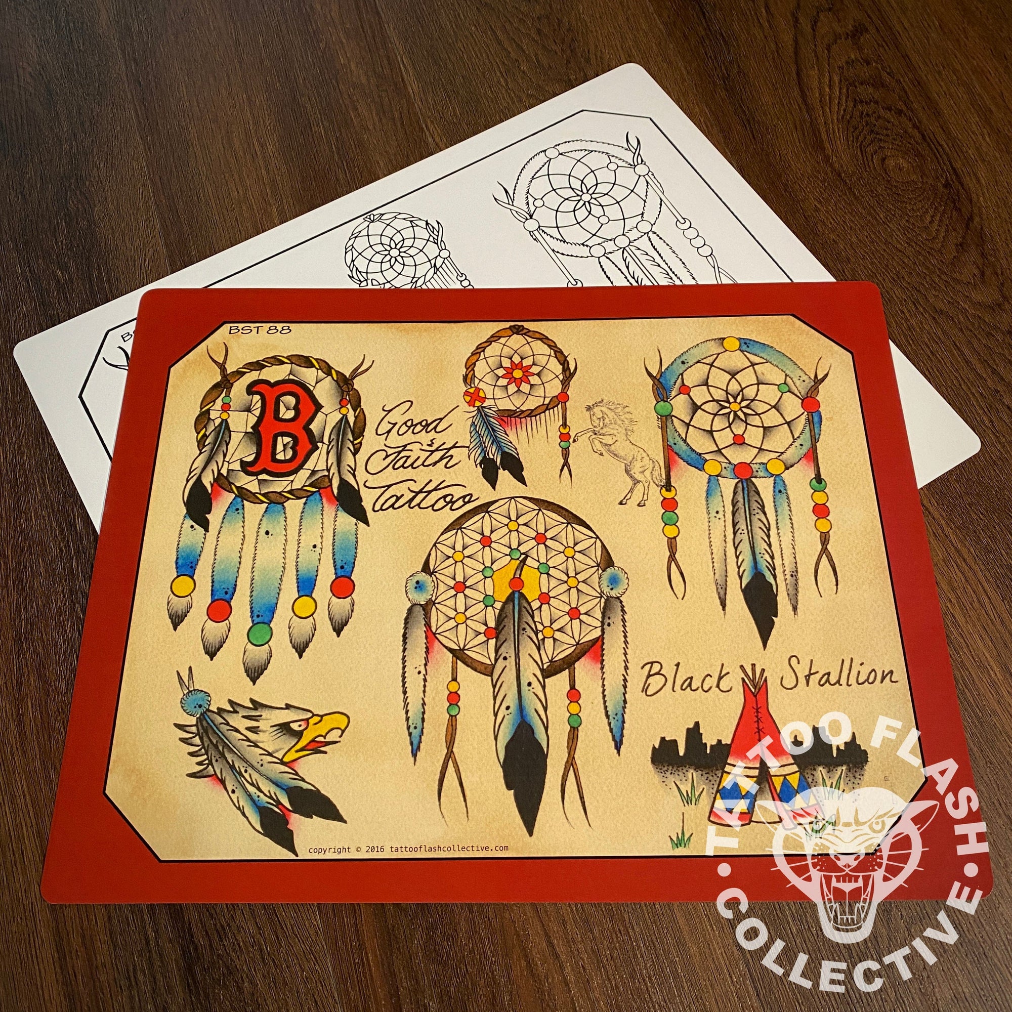 Black Stallion Tattoo Flash Black Stallion #88