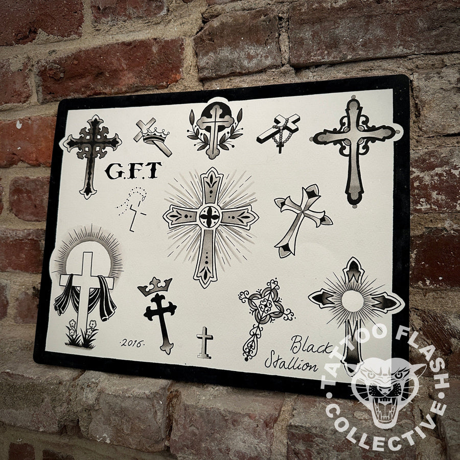 Black Stallion Tattoo Flash Original Flash Black Stallion #101