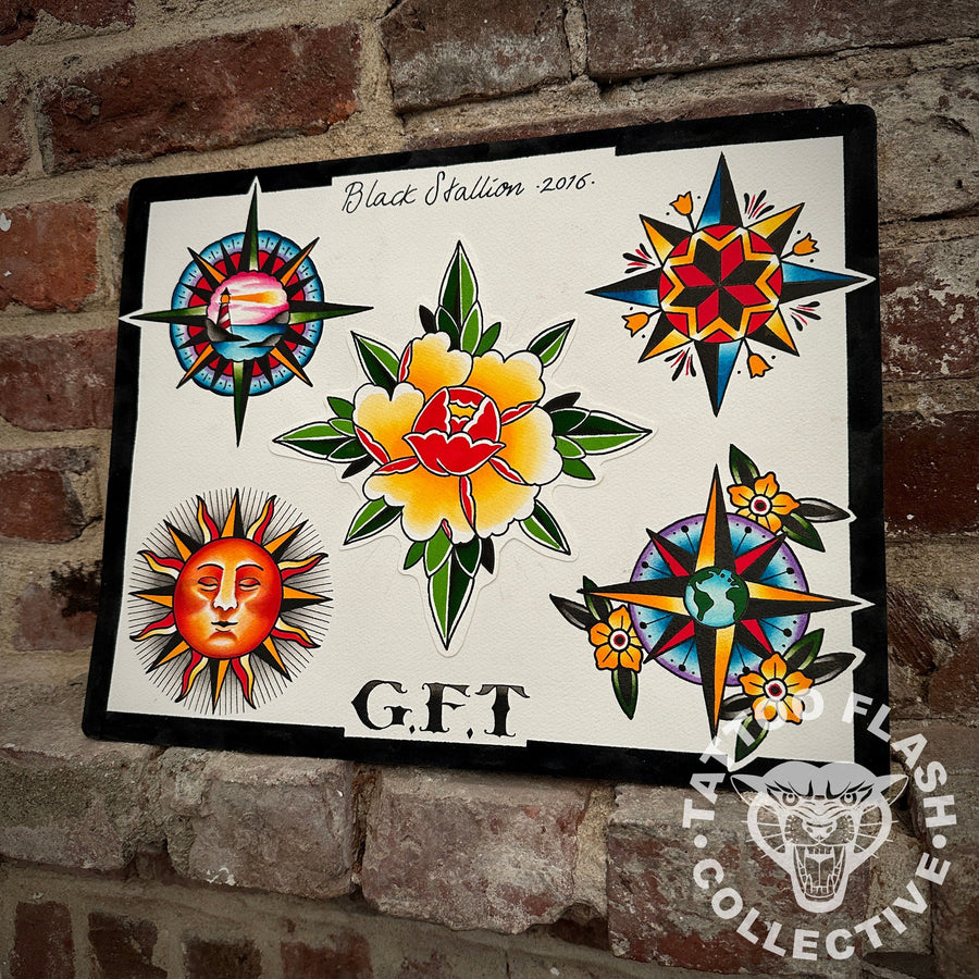 Black Stallion Tattoo Flash Original Flash Black Stallion #103