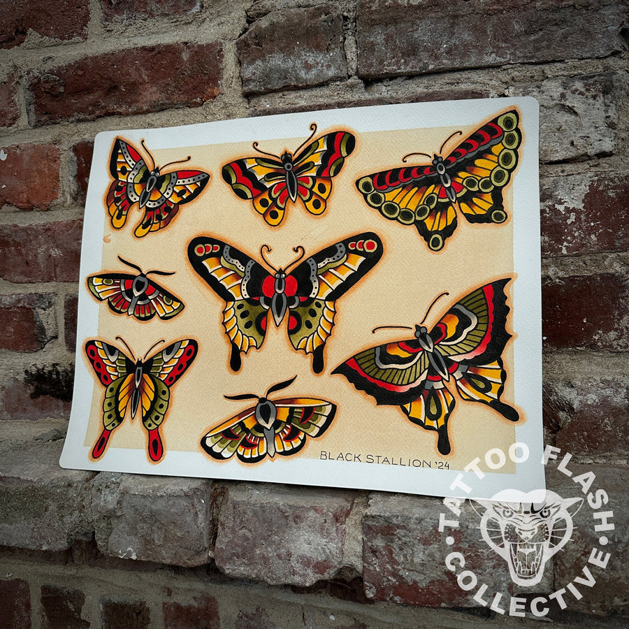 Black Stallion Tattoo Flash Original Flash Black Stallion #122