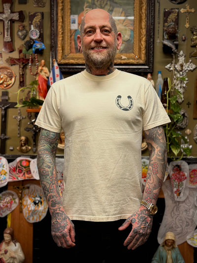Black Stallion Tattoo Black Stallion T-shirt Ivory