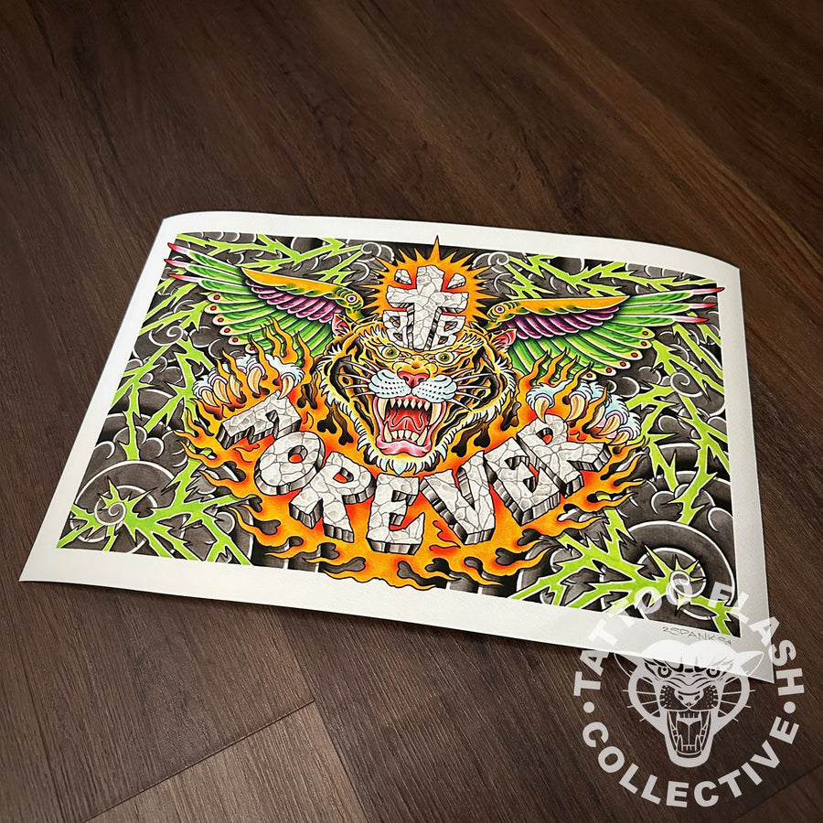 Brian Bruno prints Hunter Spanks Print #21- 12"x18"