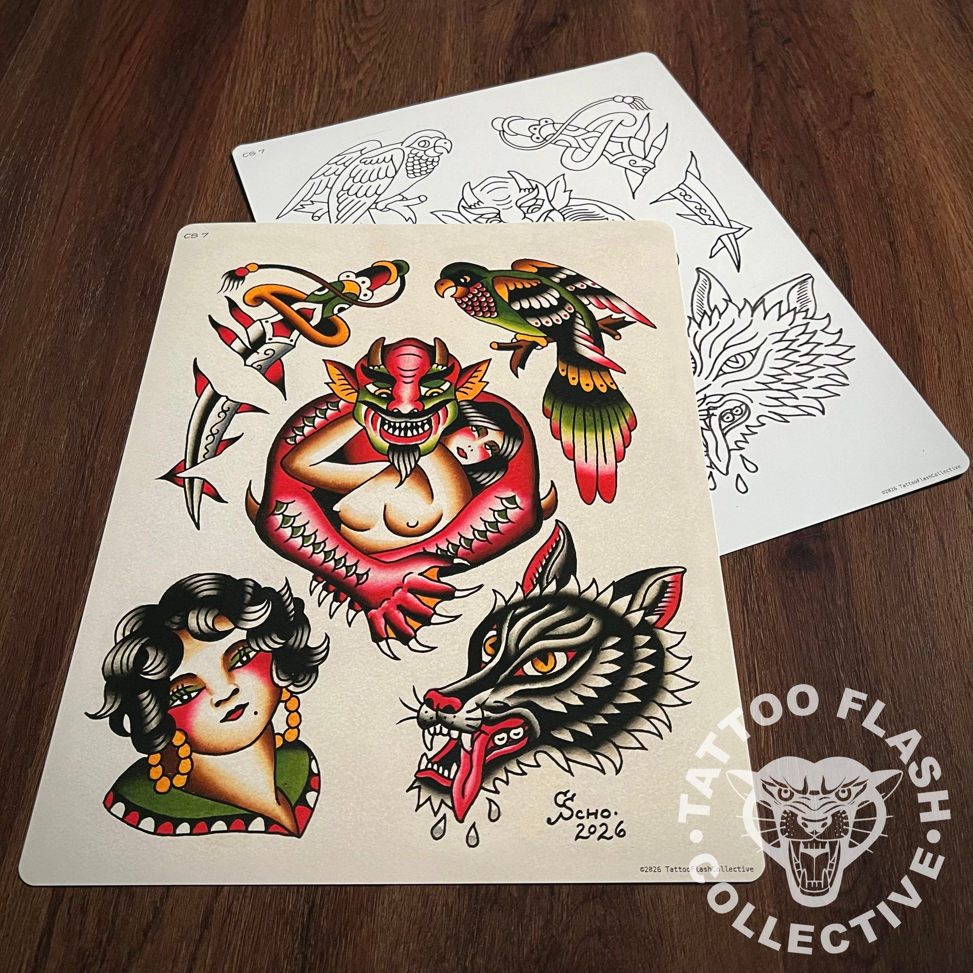 Cory Schofield Flash Cory Schofield Tattoo Flash #07