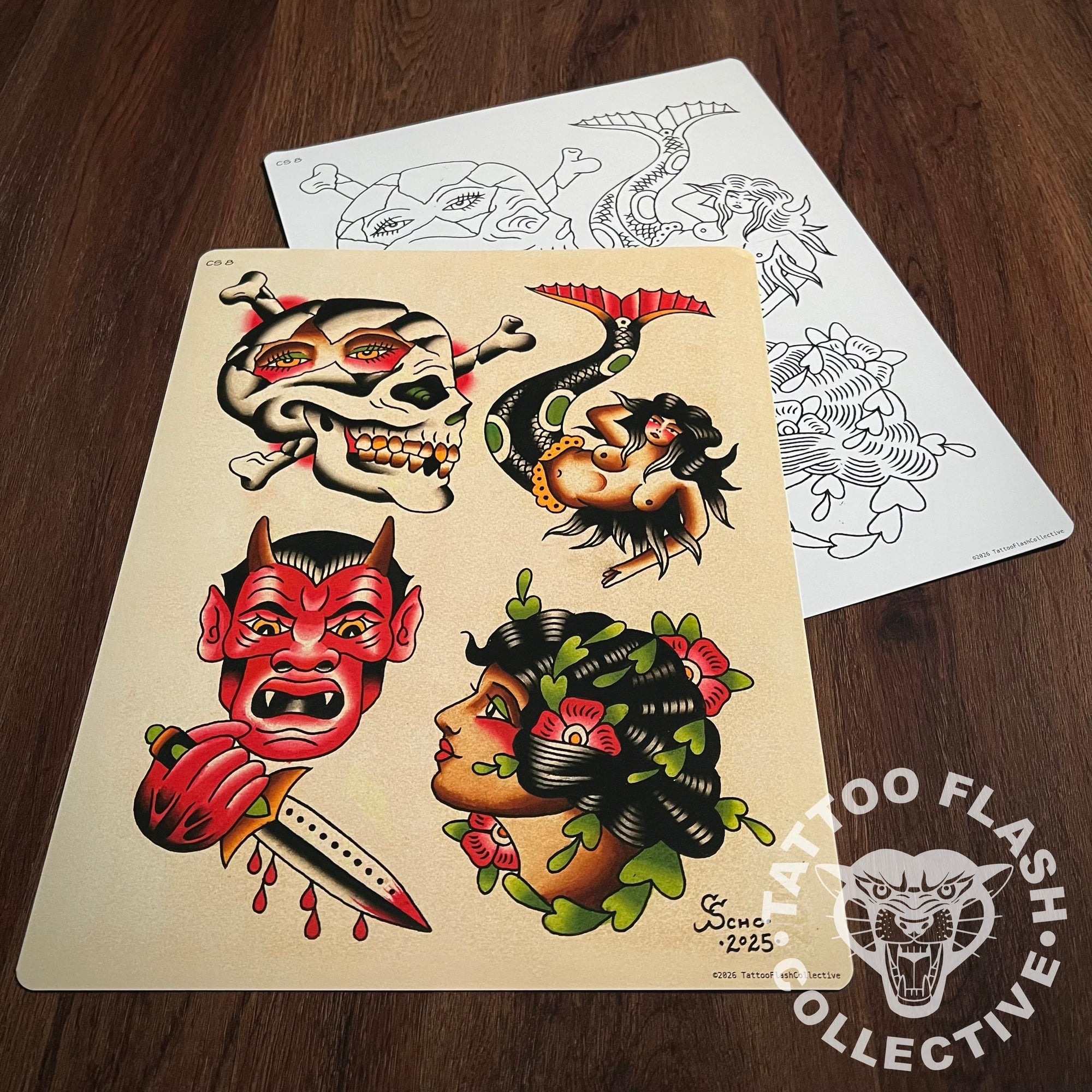 Cory Schofield Flash Cory Schofield Tattoo Flash #08