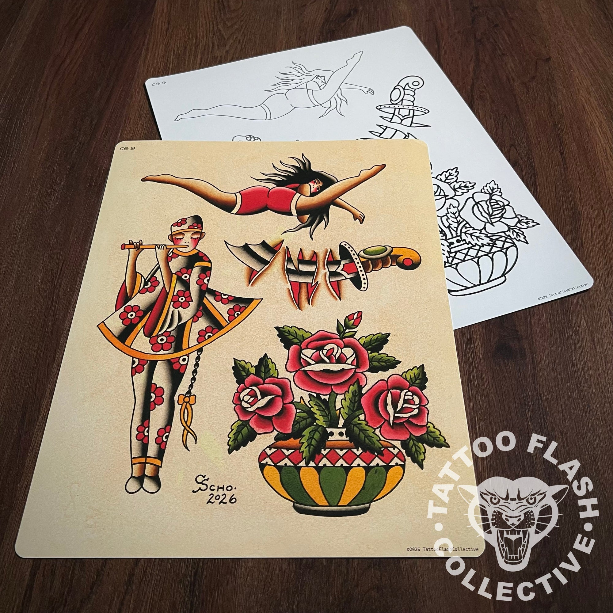 Cory Schofield Flash Cory Schofield Tattoo Flash #09