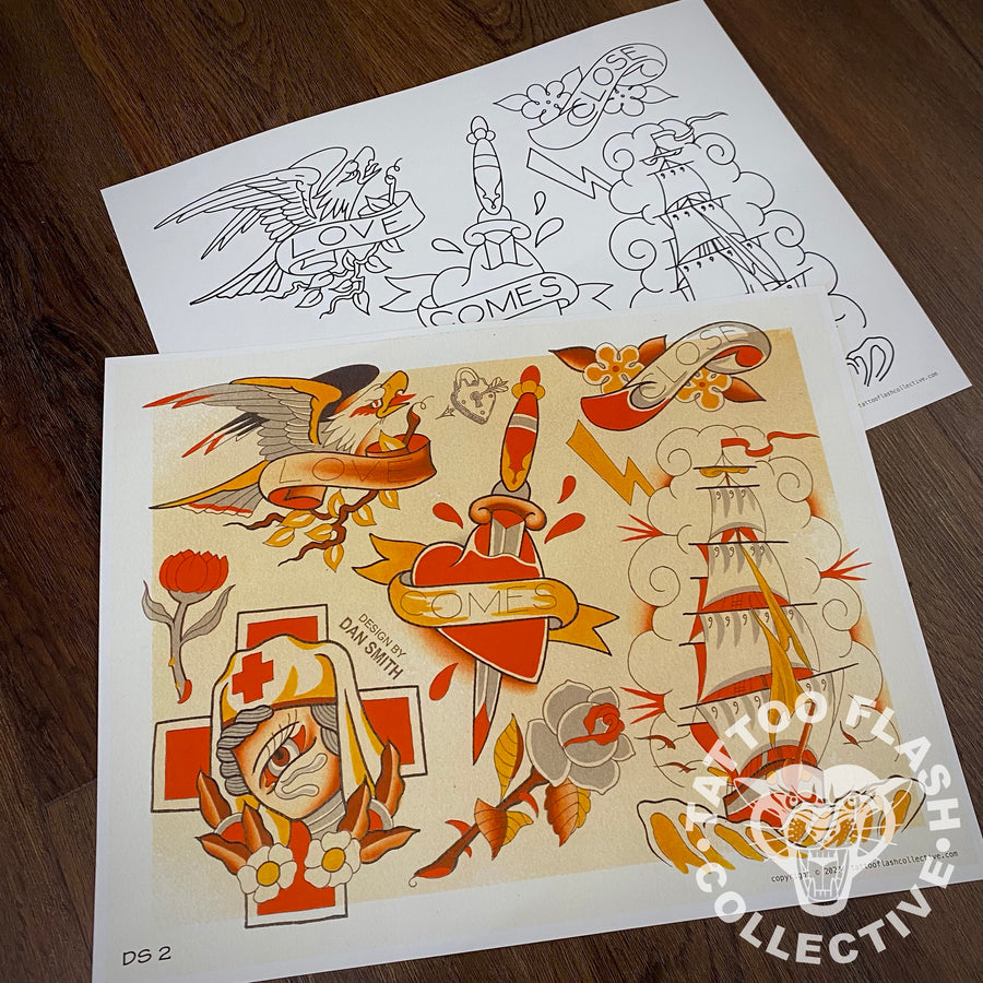 Dan Smith Flash Dan Smith Tattoo Flash #02