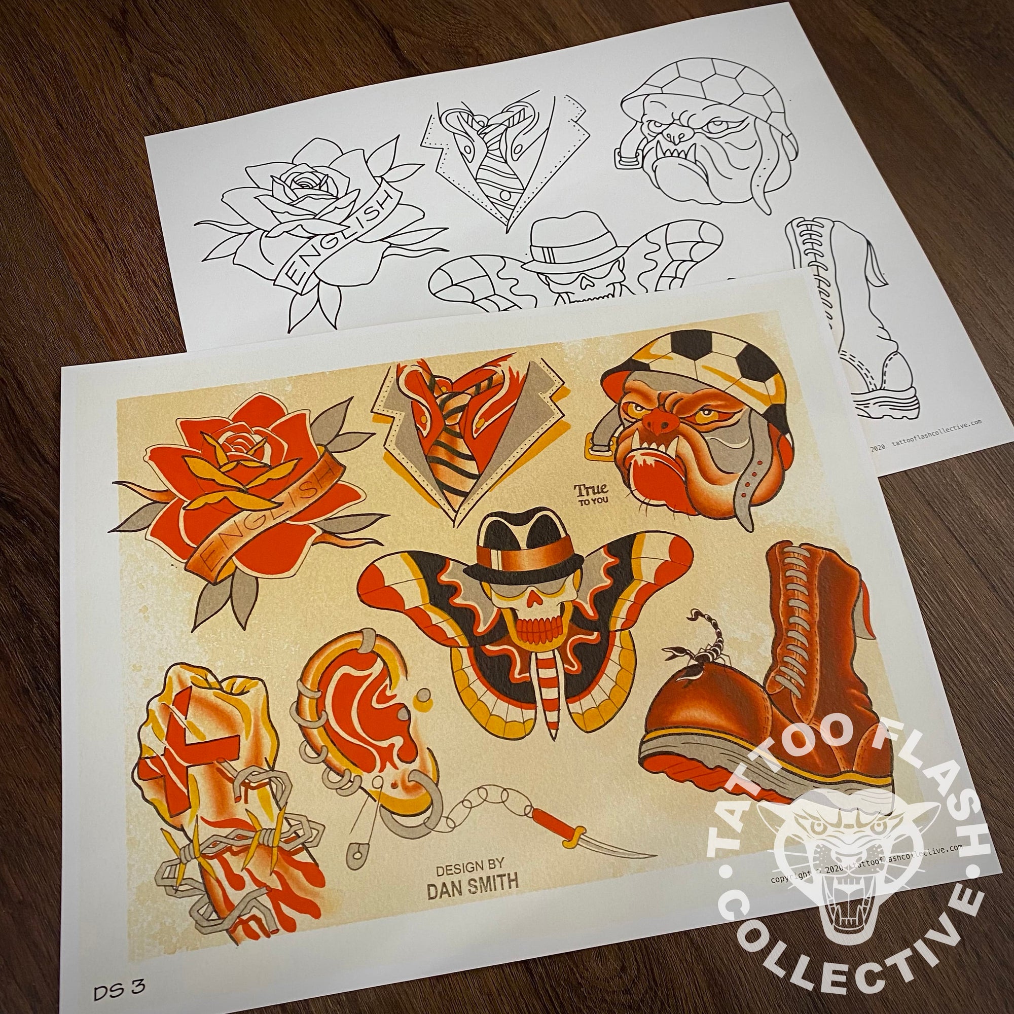Dan Smith Flash Dan Smith Tattoo Flash #03