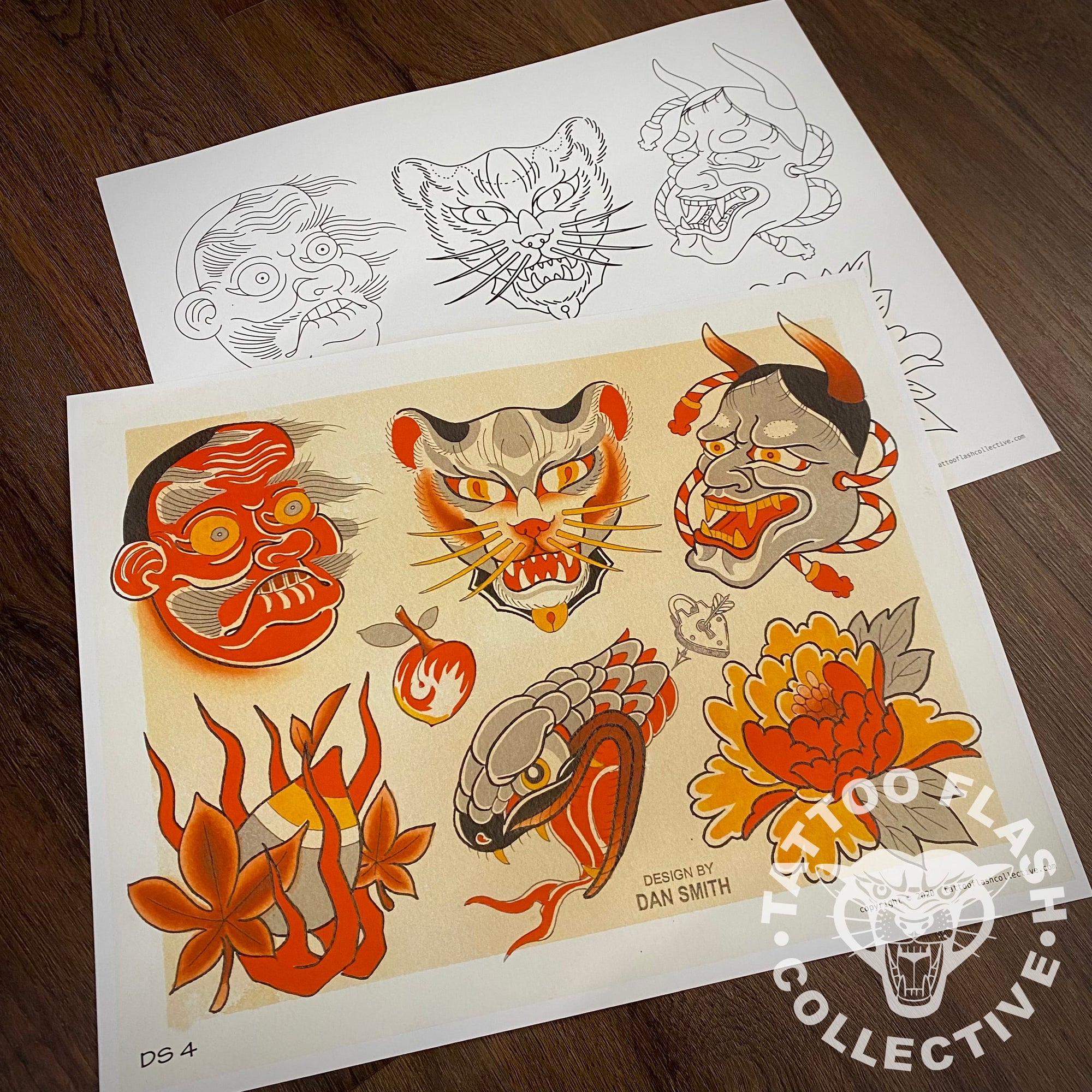 Dan Smith Flash Dan Smith Tattoo Flash #04