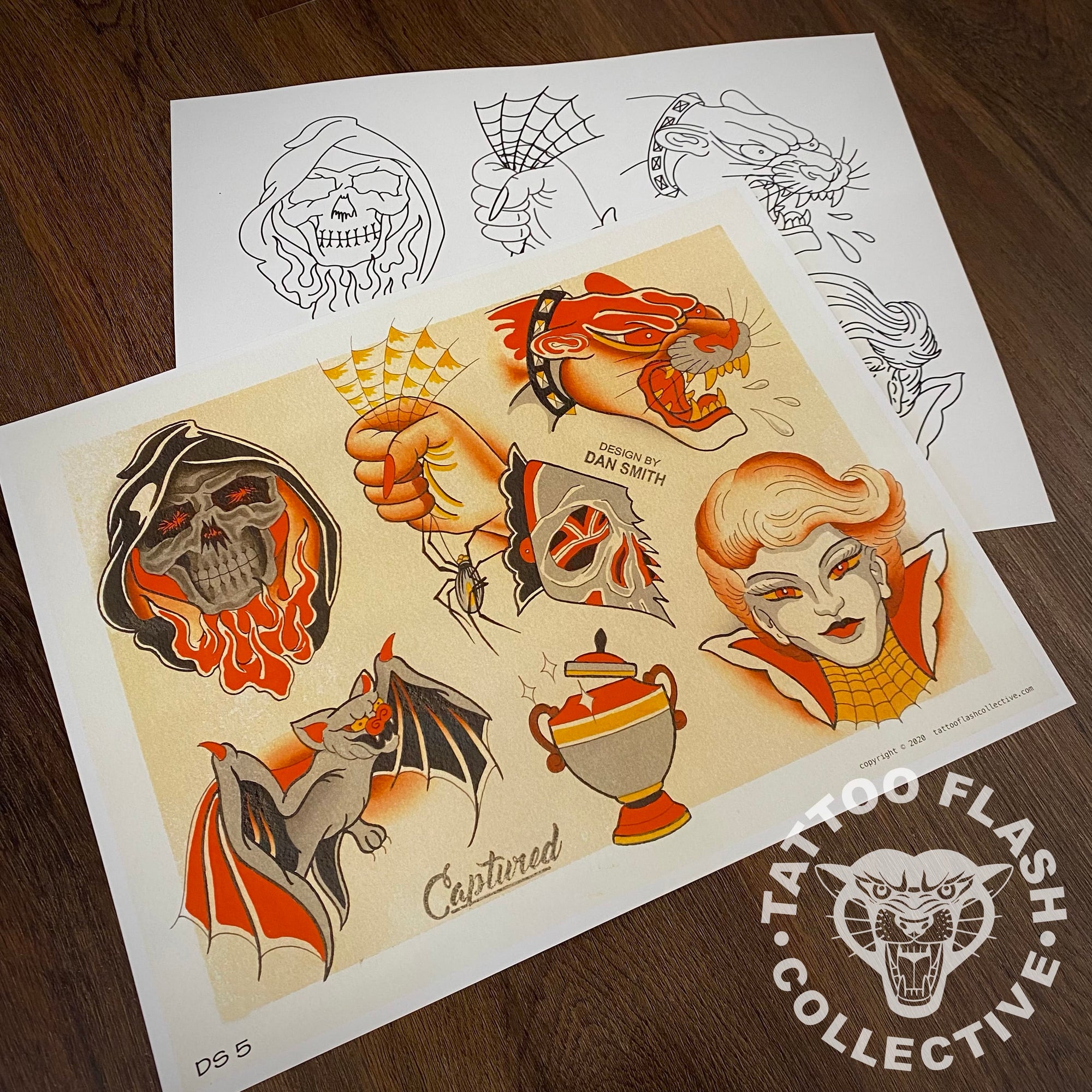 Dan Smith Flash Dan Smith Tattoo Flash #05