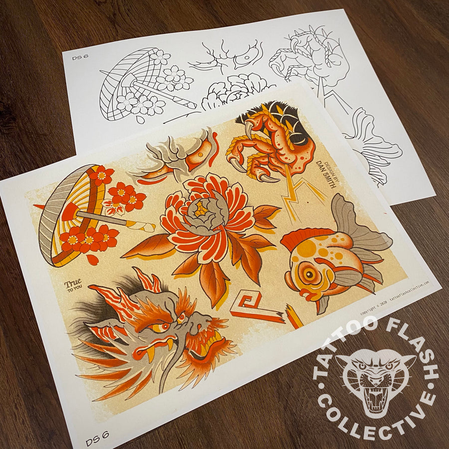 Dan Smith Flash Dan Smith Tattoo Flash #06