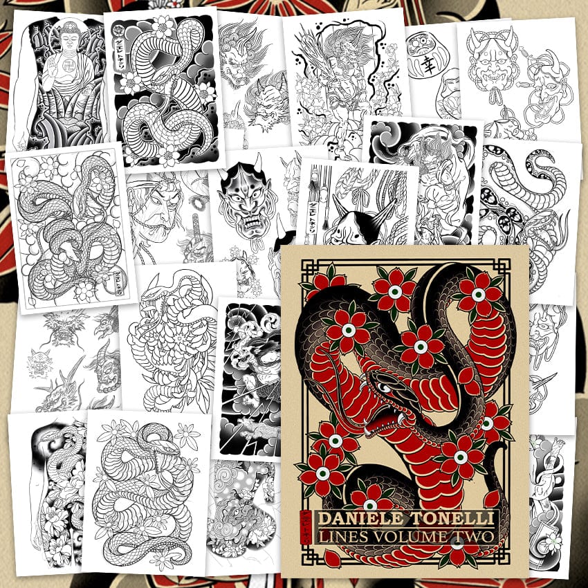 Daniele Tonelli Books Daniele Tonelli Line Drawings Vol.2